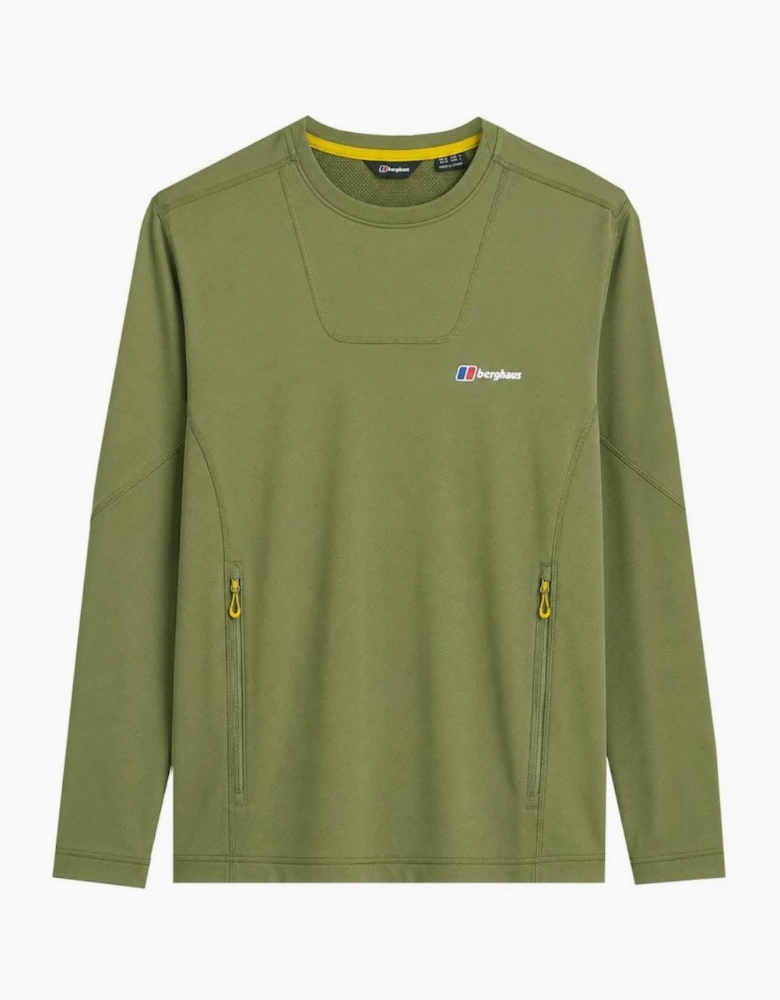 Berghaus Men's Green Greenbank Crew Neck Sweater