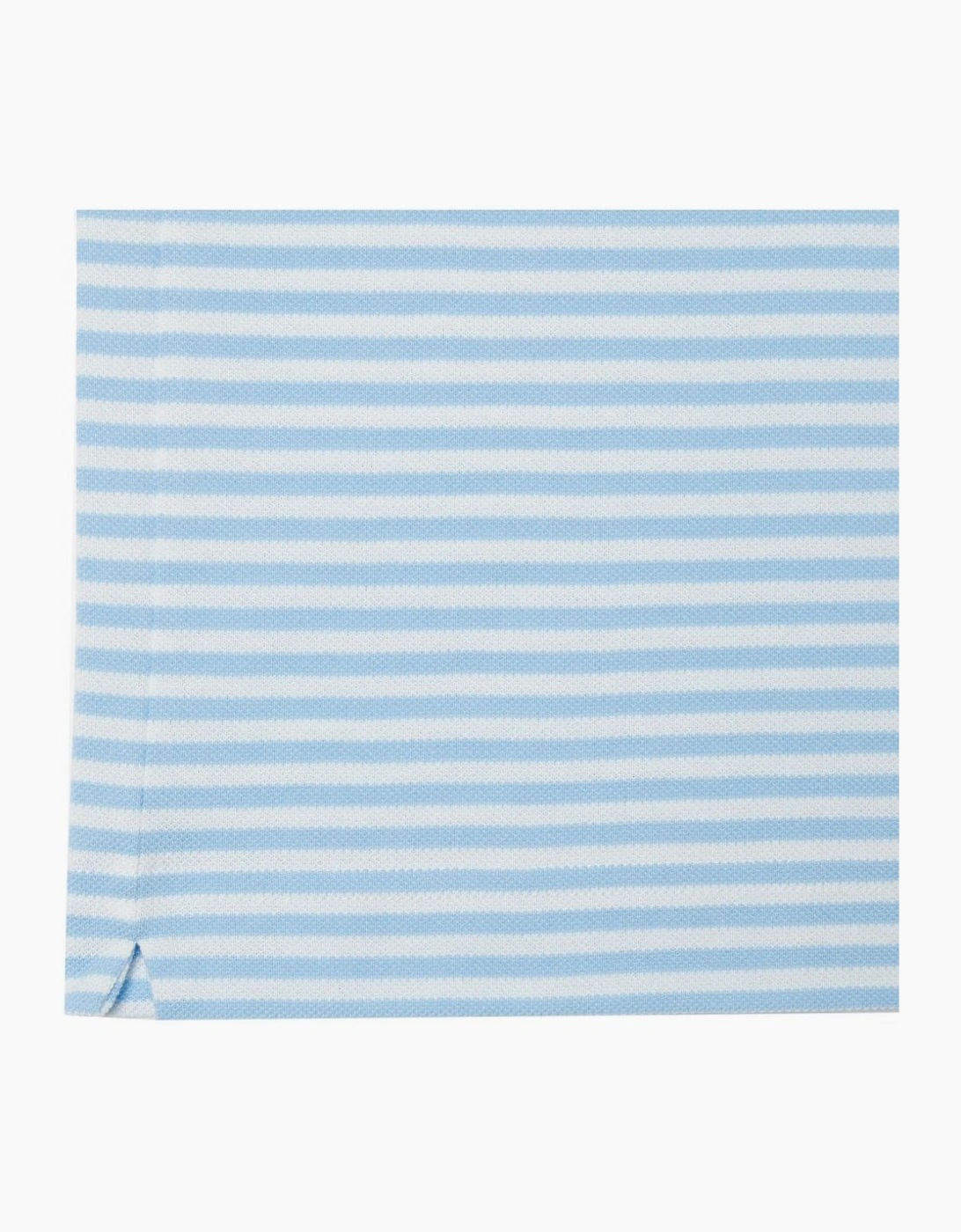 Lacoste Men's Classic Short Sleeved Striped Blue Polo Shirt
