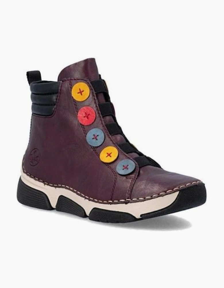 Rieker Ladies Boots 45977-30 in Red