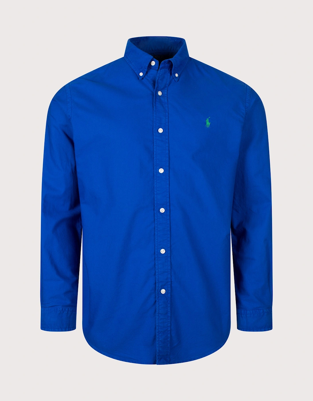 Custom Fit Garment-Dyed Oxford Shirt, 4 of 3