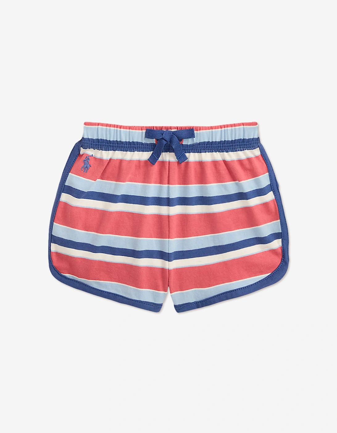 Ralph Lauren Baby Boys Striped Jersey Short Set in Pink