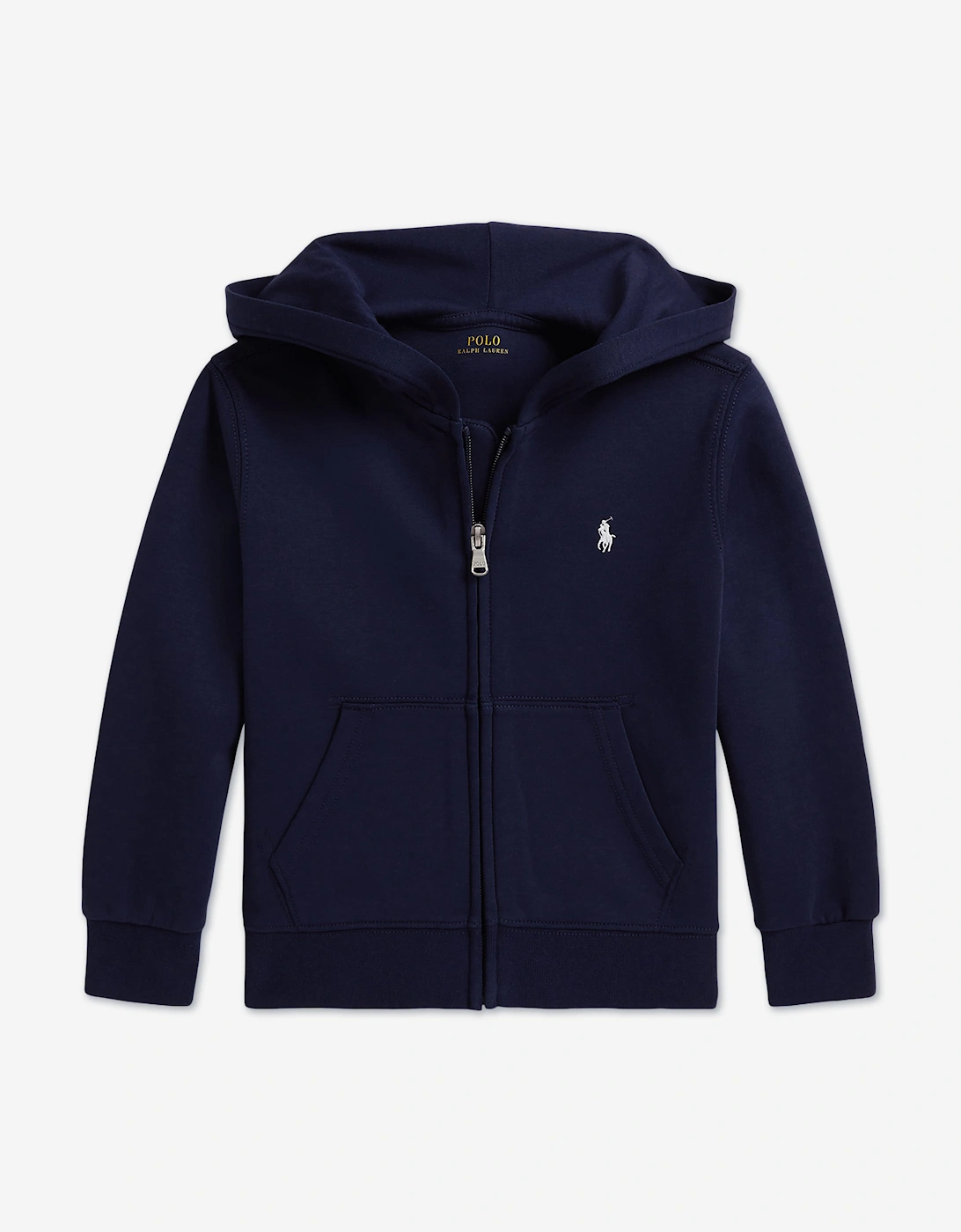 Ralph Lauren Boys Multi  Double Knit Tech Zip Up Top  Navy - Size 18 Years Kids