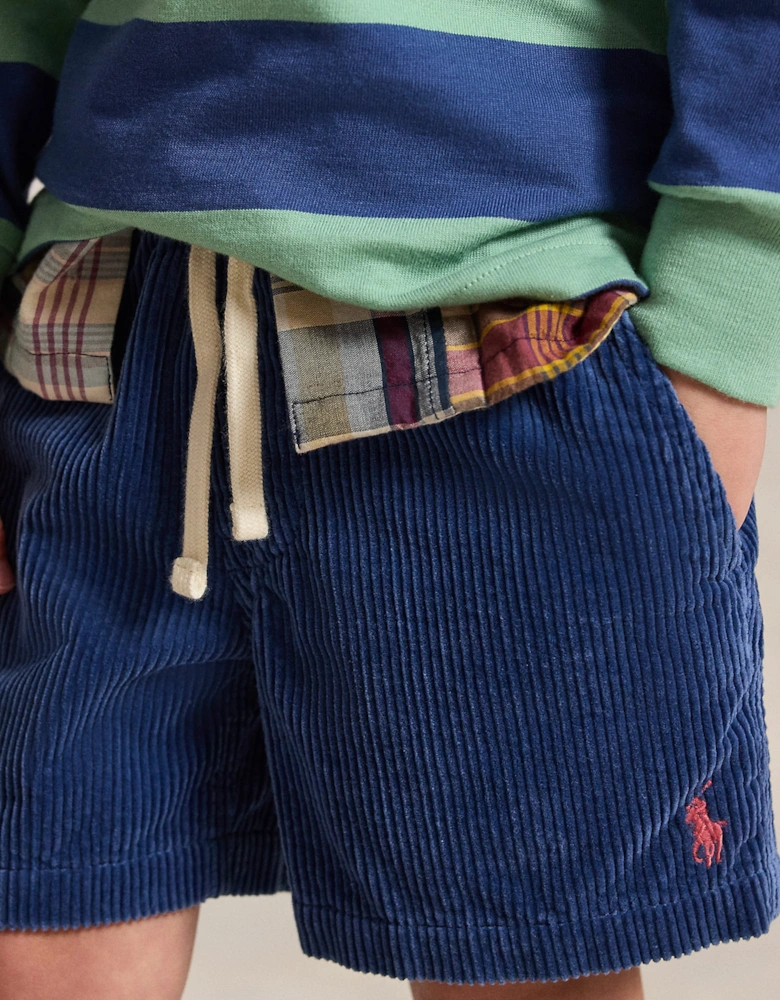 Ralph Lauren Boys Logo Prepster Shorts in Blue