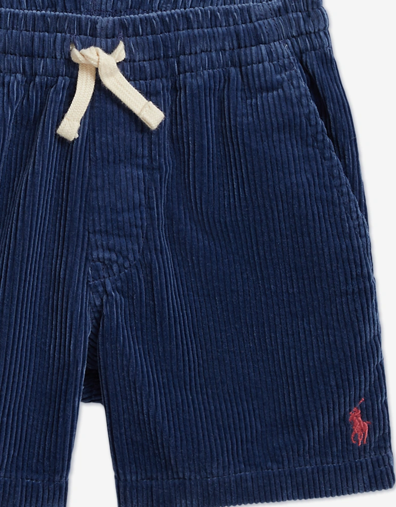 Ralph Lauren Boys Logo Prepster Shorts in Blue