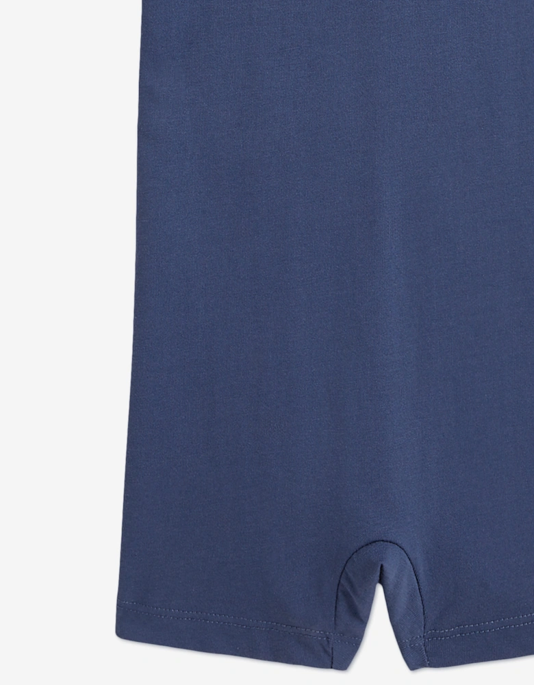 Ralph Lauren Baby Boys Polo Bear Romper in Blue