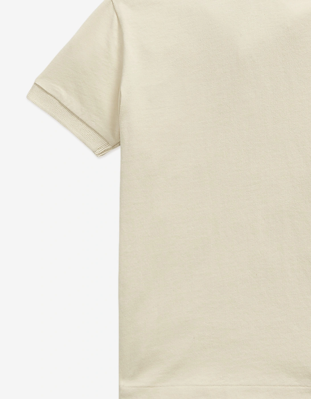 Ralph Lauren Boys Jersey Pocket Polo Shirt in Beige