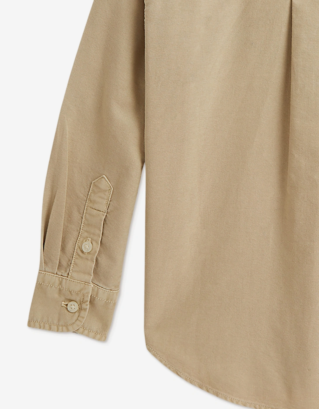Ralph Lauren Boys Cotton Oxford Shirt in Ivory