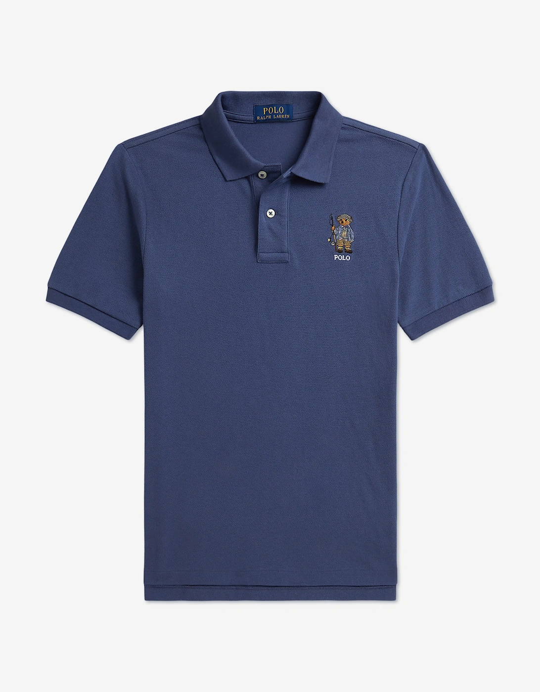 Ralph Lauren Boys Polo Bear Polo Shirt in Blue
