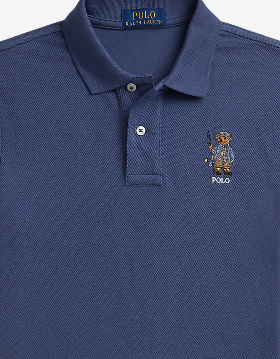Ralph Lauren Boys Polo Bear Polo Shirt in Blue