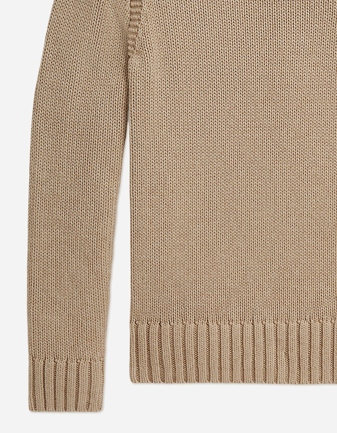 Ralph Lauren Boys Iconic Flag Jumper in Beige