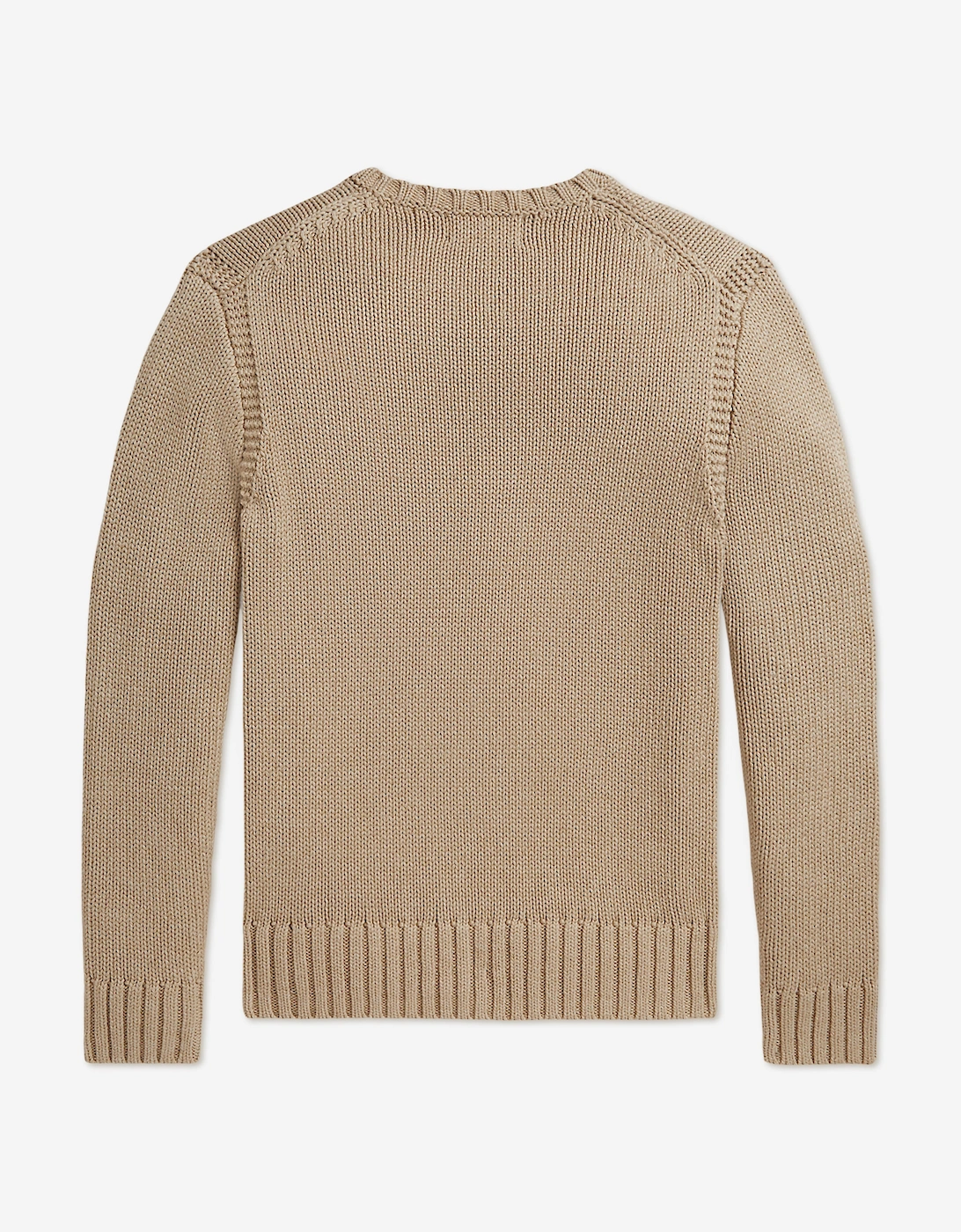 Ralph Lauren Boys Iconic Flag Jumper in Beige