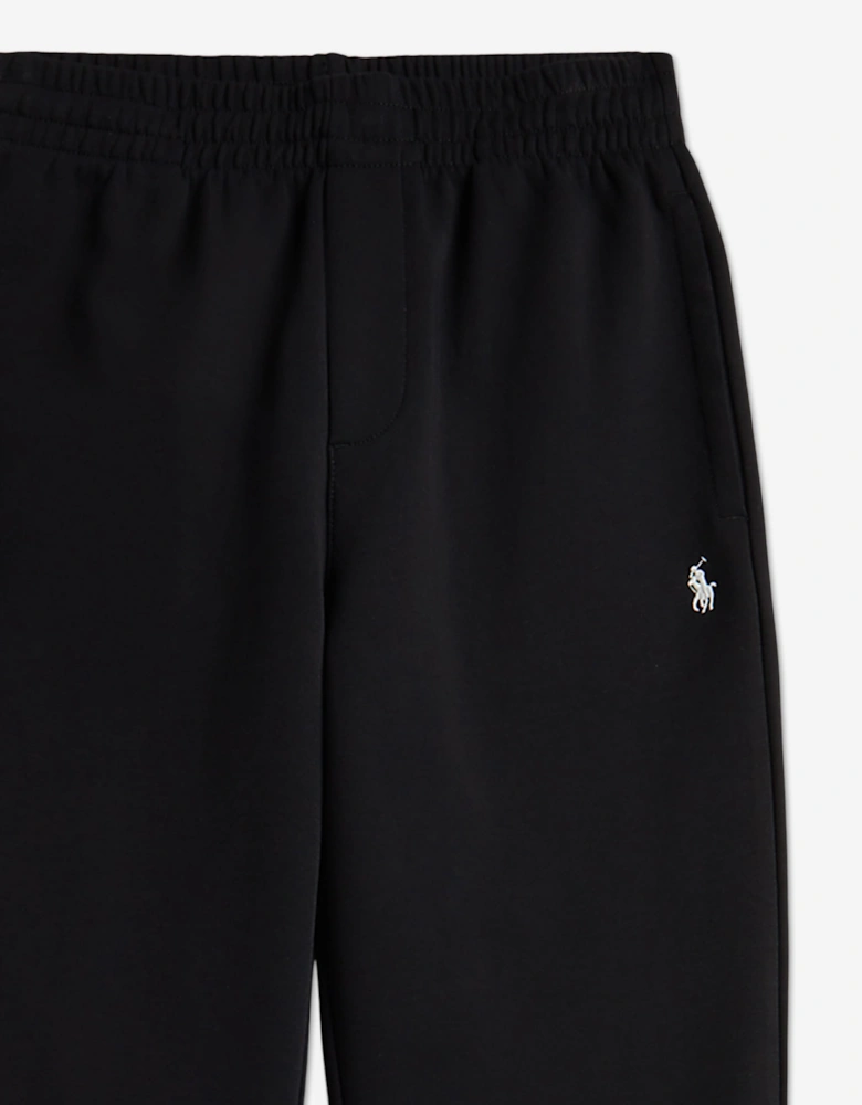 Ralph Lauren Boys Double Knit Tech Joggers in Black