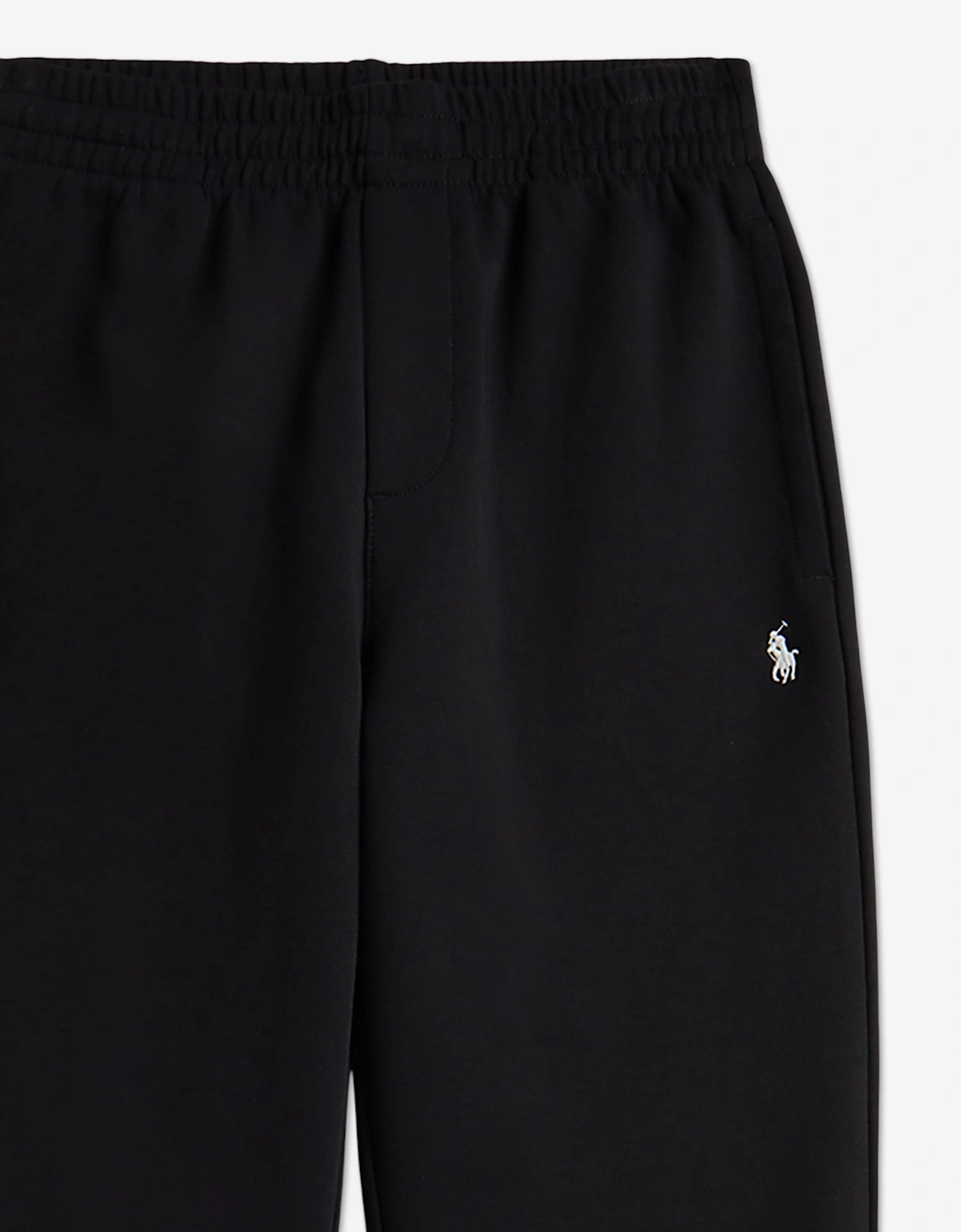 Ralph Lauren Boys Double Knit Tech Joggers in Black