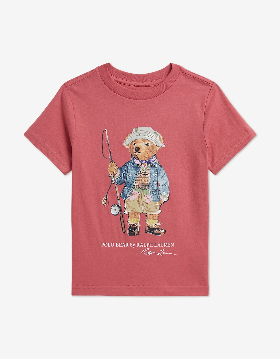 Ralph Lauren Boys Polo Bear T-Shirt in Pink