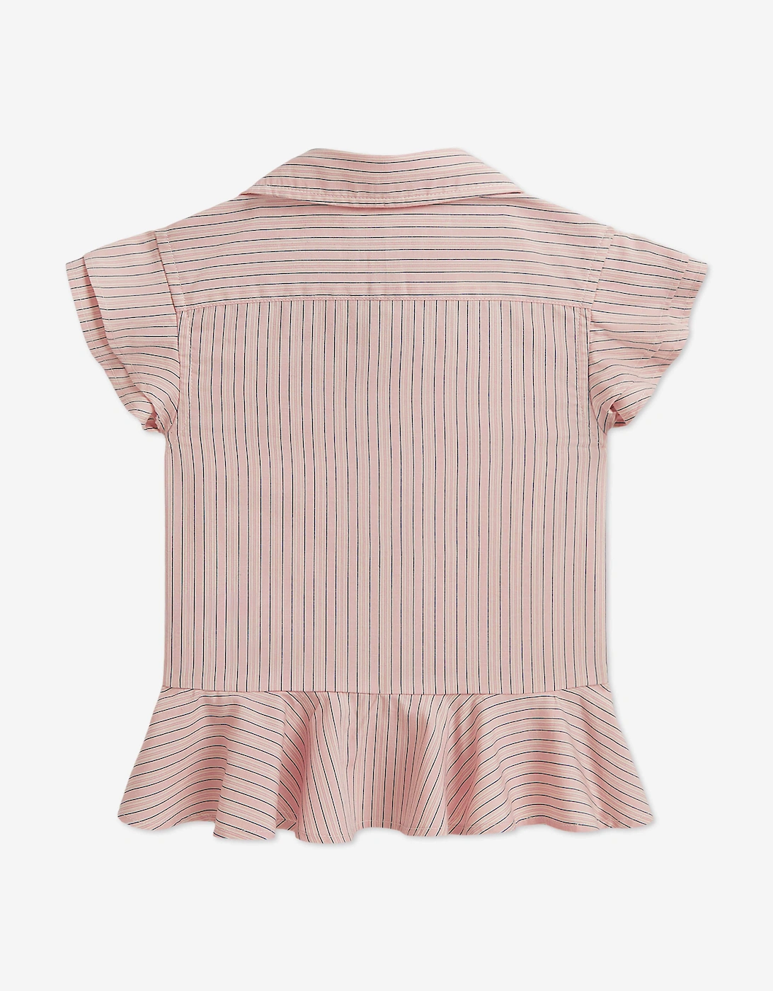 Ralph Lauren Girls Cotton Dobby Blouse in Pink