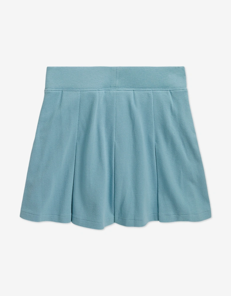 Ralph Lauren Girls 2 Piece Skirt Set in Blue