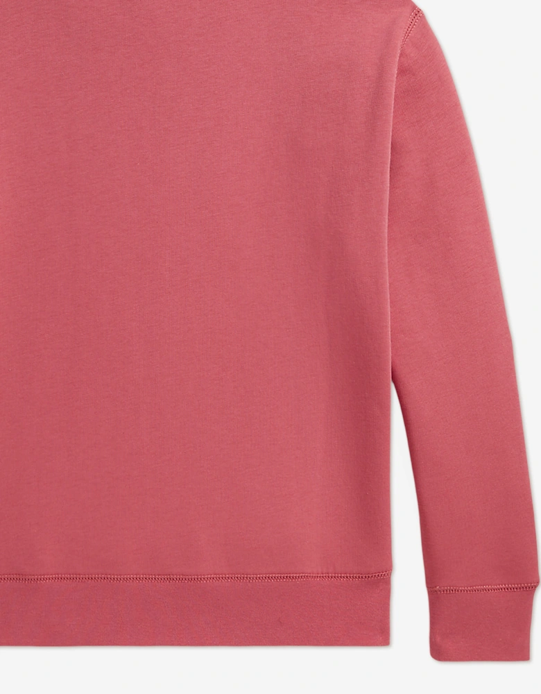 Ralph Lauren Boys Polo Bear Sweatshirt in Pink
