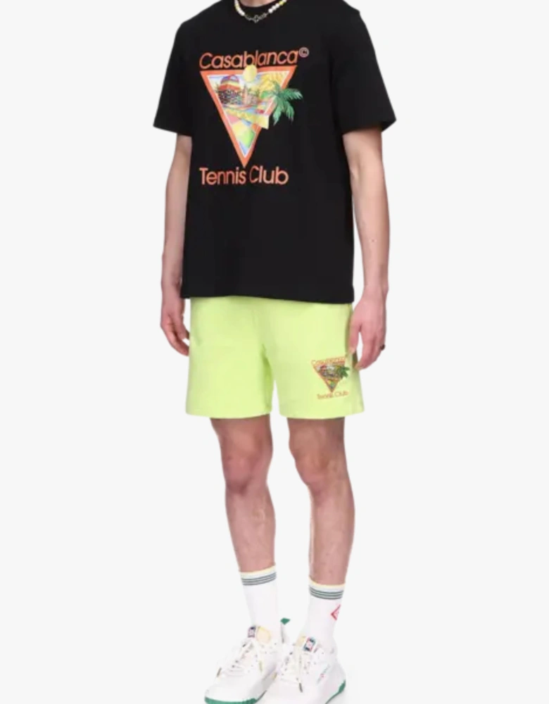 CASABLANCA AFRO CUBISM TEE BLACK