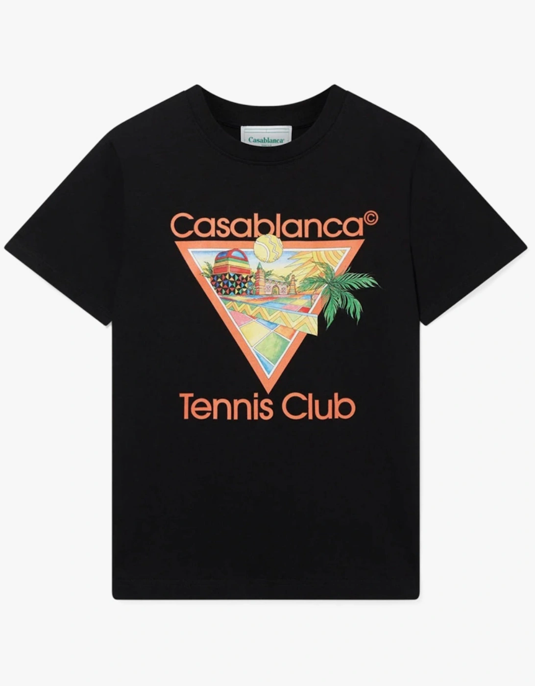 CASABLANCA AFRO CUBISM TEE BLACK