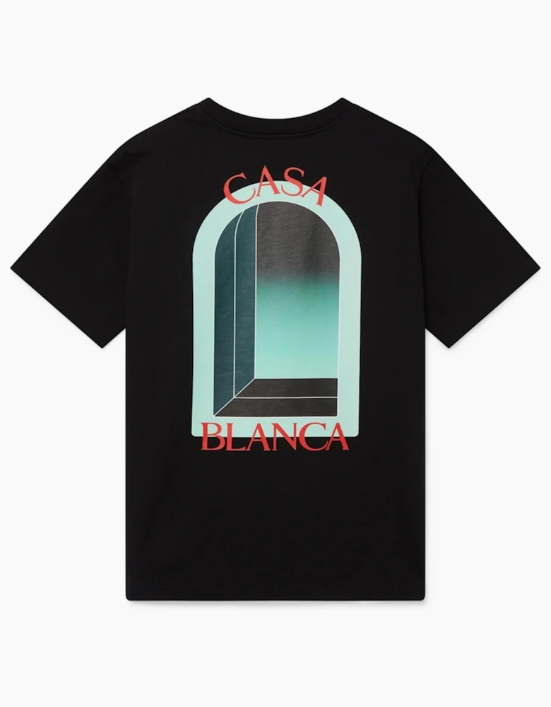 CASABLANCA L'ARCHE TEE BLACK