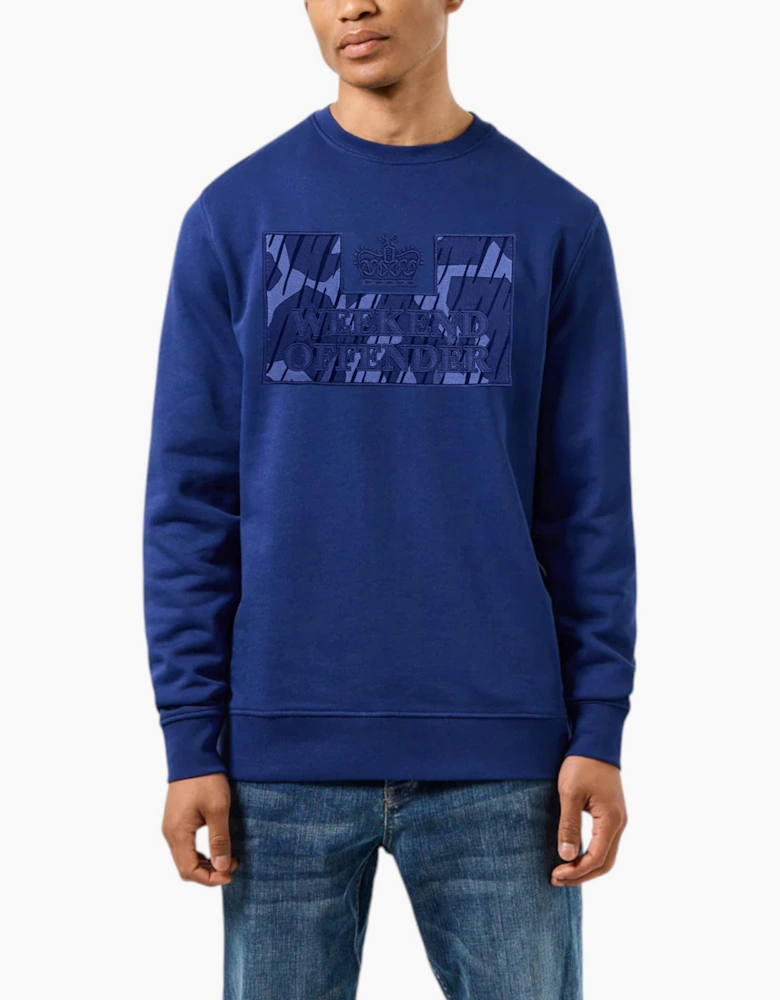 Weekend Offender Mens Sweatshirt Casual Cotton Long Sleeve Pullover Crew Neck