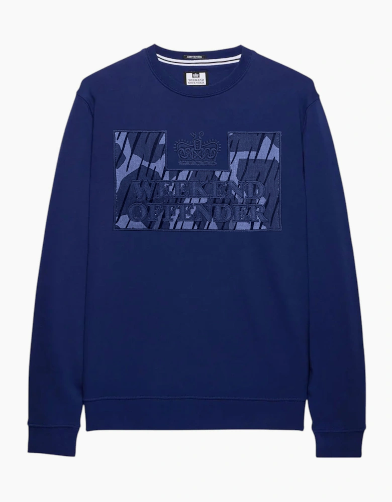 Weekend Offender Mens Sweatshirt Casual Cotton Long Sleeve Pullover Crew Neck