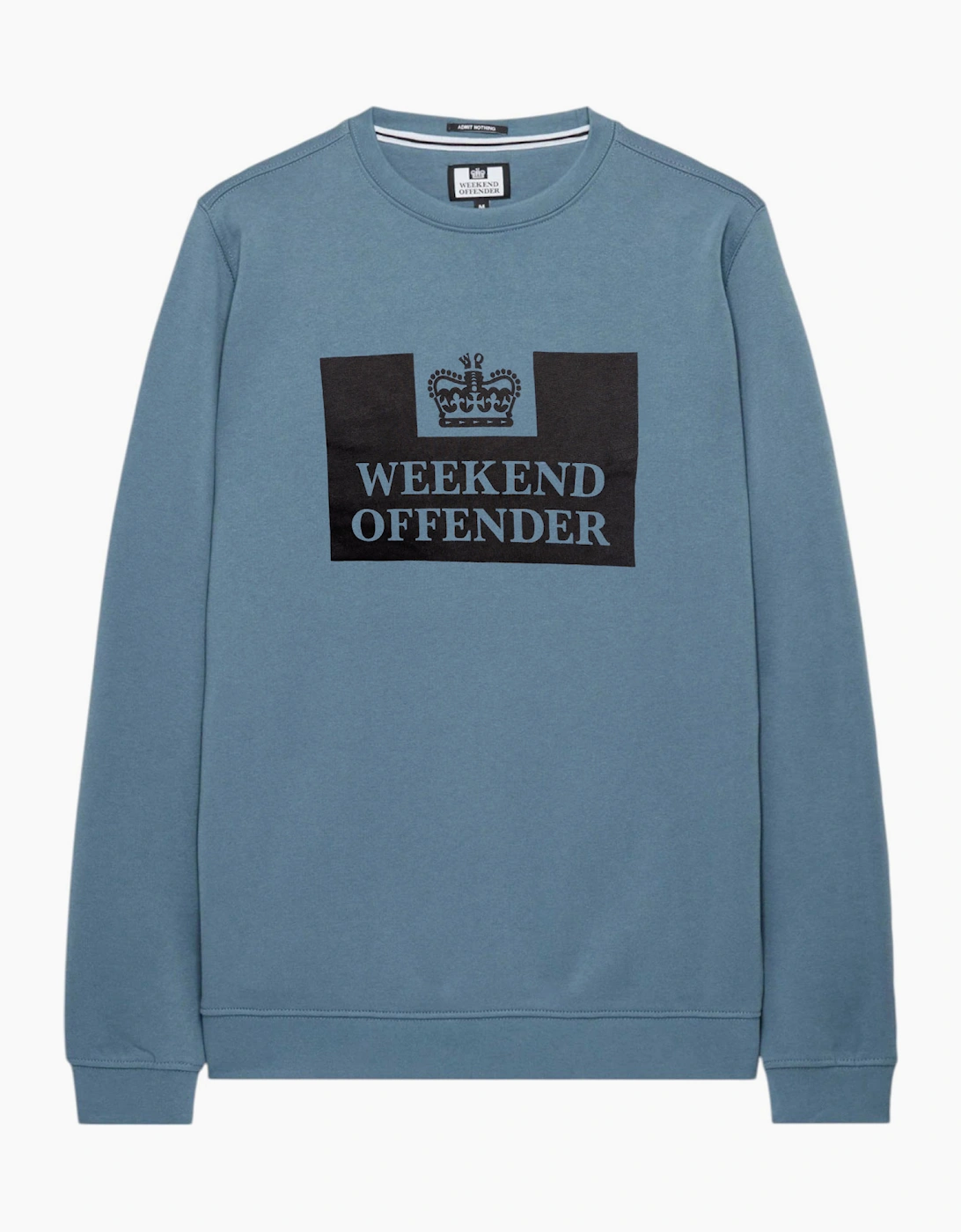 Weekend Offender Mens Sweatshirt Penitentiary Crew Neck Pullover Casual Cotton
