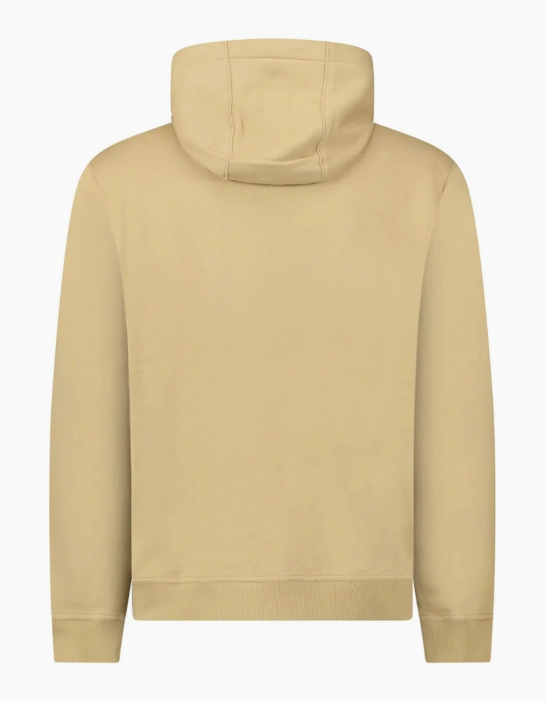 Burberry ‘Farley’ Logo Embroidered Hoodie in Archive Beige