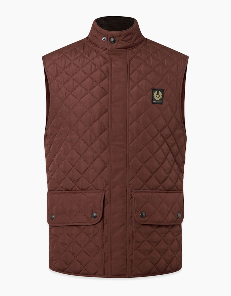 BELSTAFF ICON GILET OXBLOOD