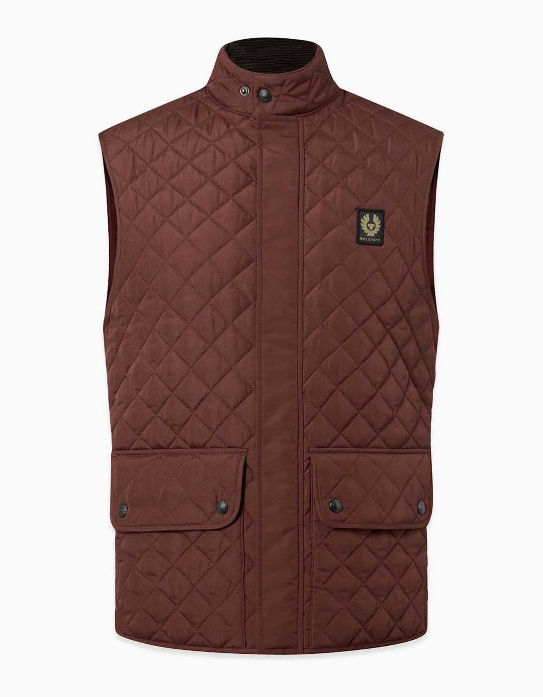 Belstaff Men's BELSTAFF ICON GILET OXBLOOD - Red/Purple