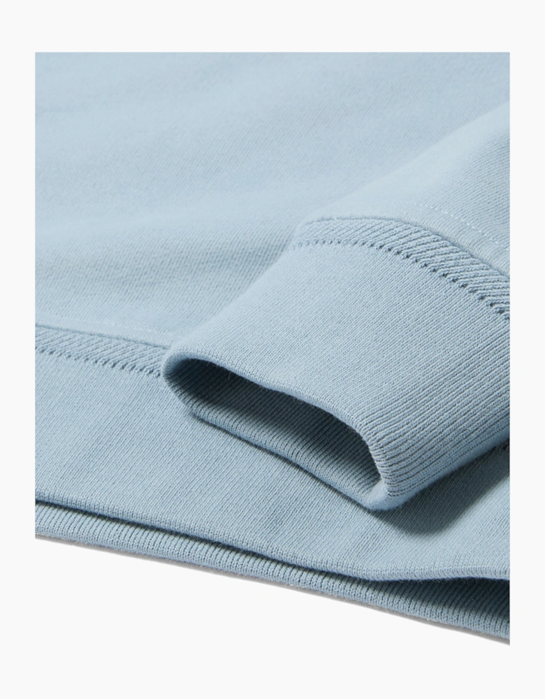 BELSTAFF SWEATSHIRT MIST BLUE