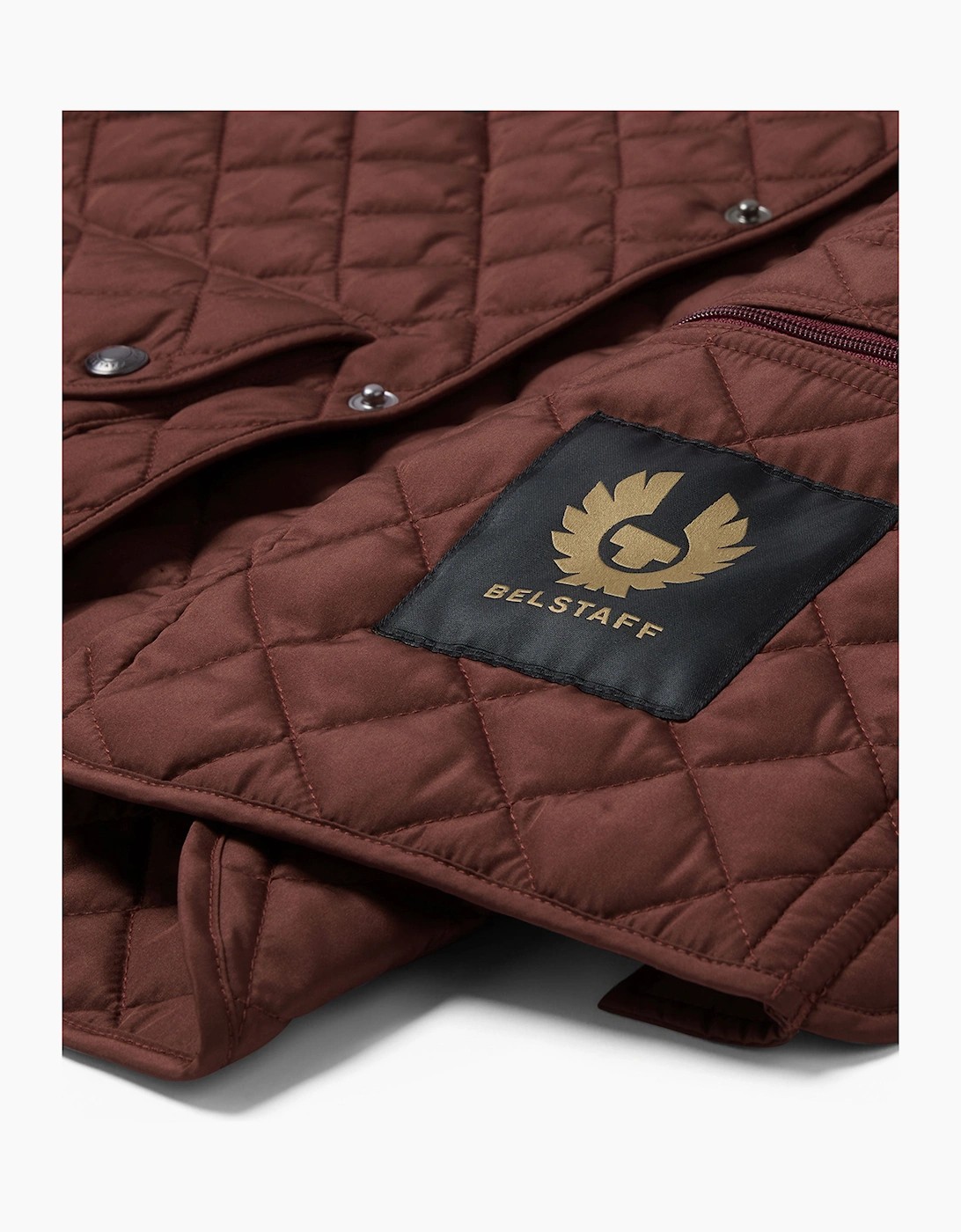 BELSTAFF ICON GILET OXBLOOD