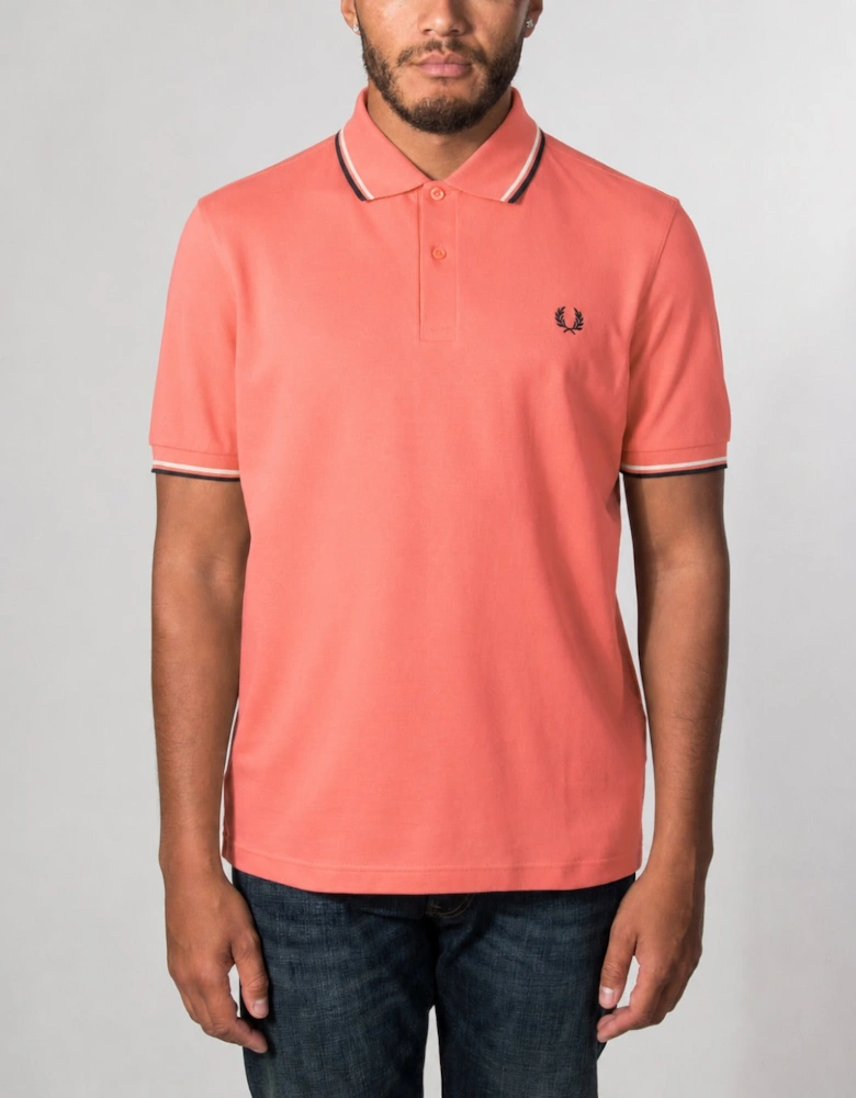 Regular Fit Twin Tipped Fred Perry Polo Shirt