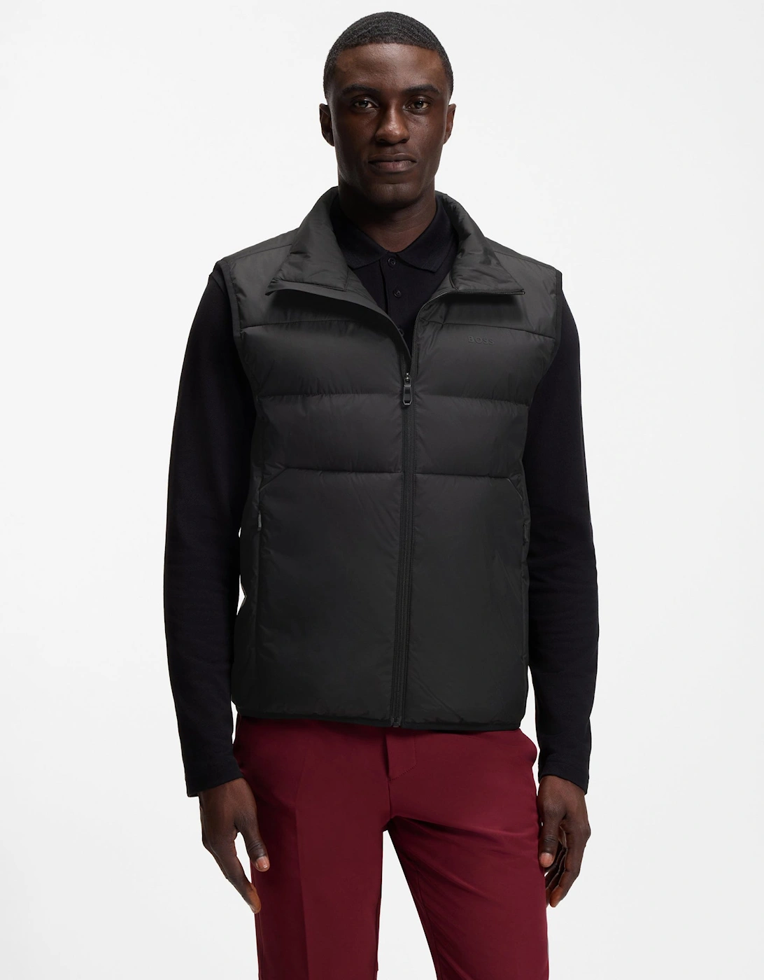 BOSS Green OW Urbanex Mens Puffer Gilet - Black 001, 6 of 5