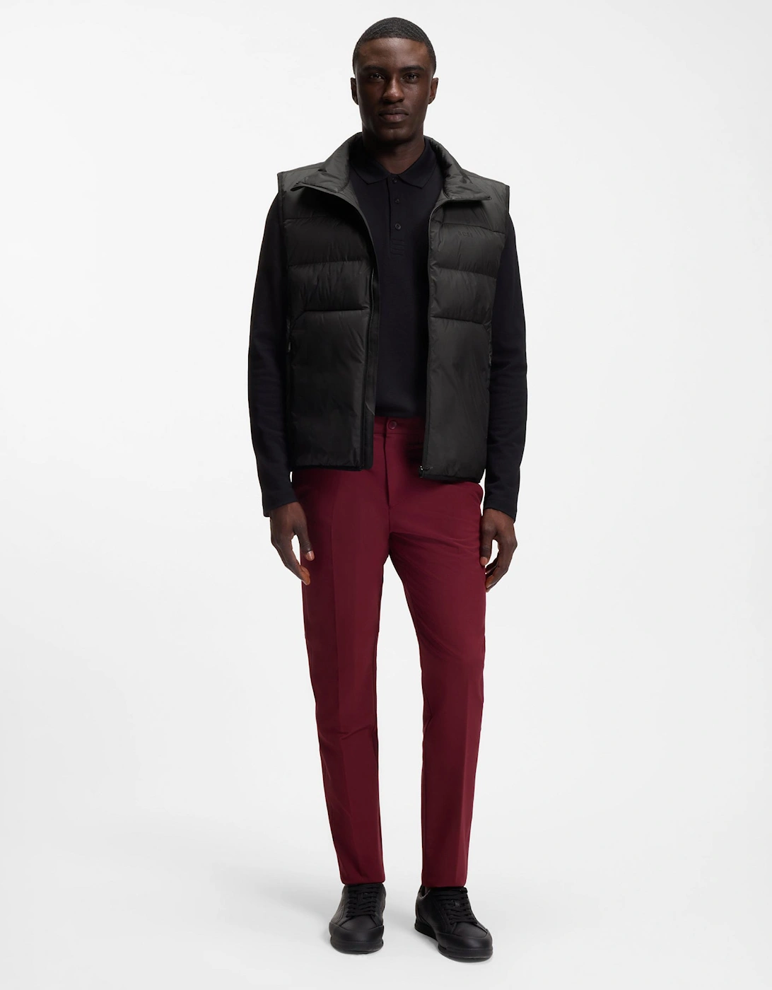 BOSS Green OW Urbanex Mens Puffer Gilet - Black 001