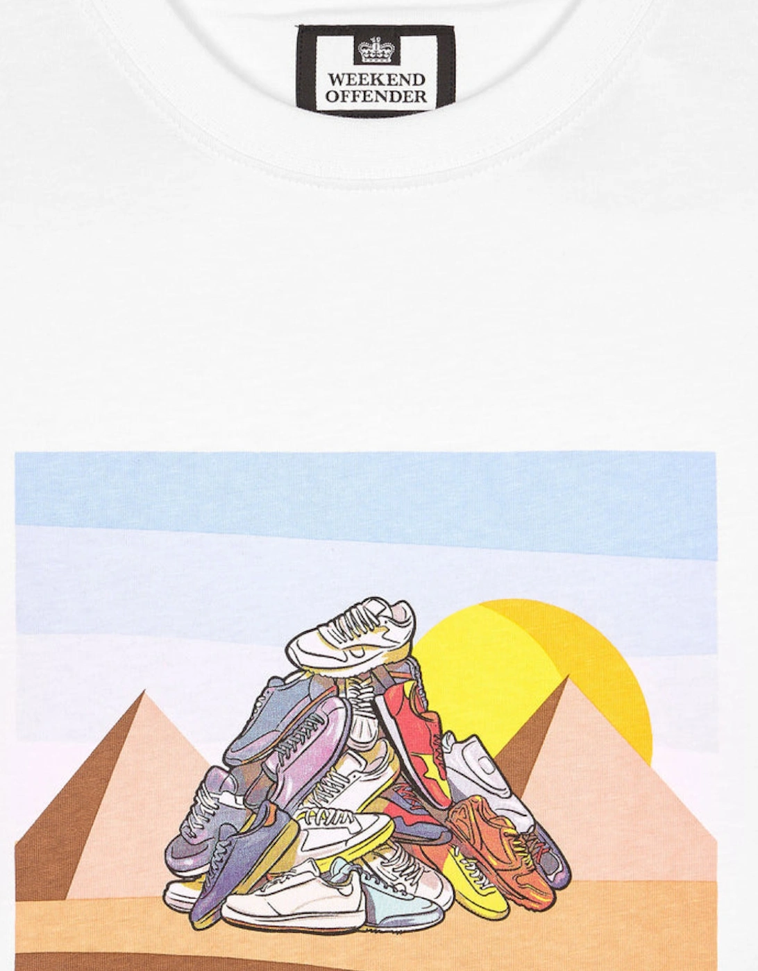 Weekend Offender Mens T Shirts Geeza Graphic Crew Neck Short Sleeve Cotton Tee