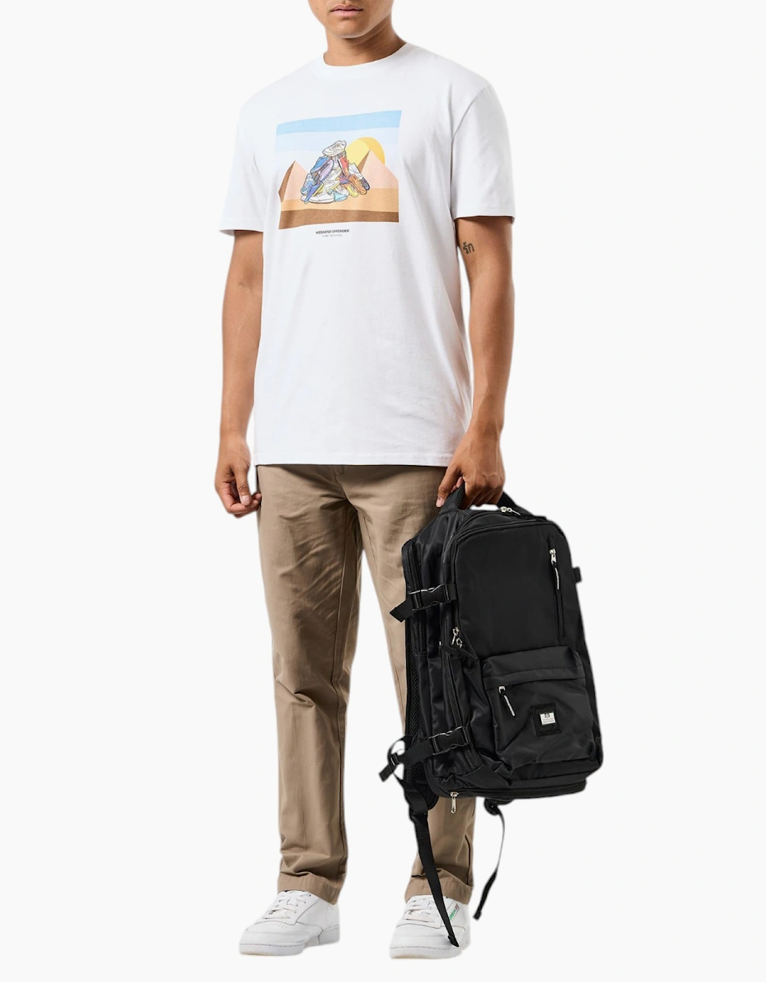 Weekend Offender Mens T Shirts Geeza Graphic Crew Neck Short Sleeve Cotton Tee