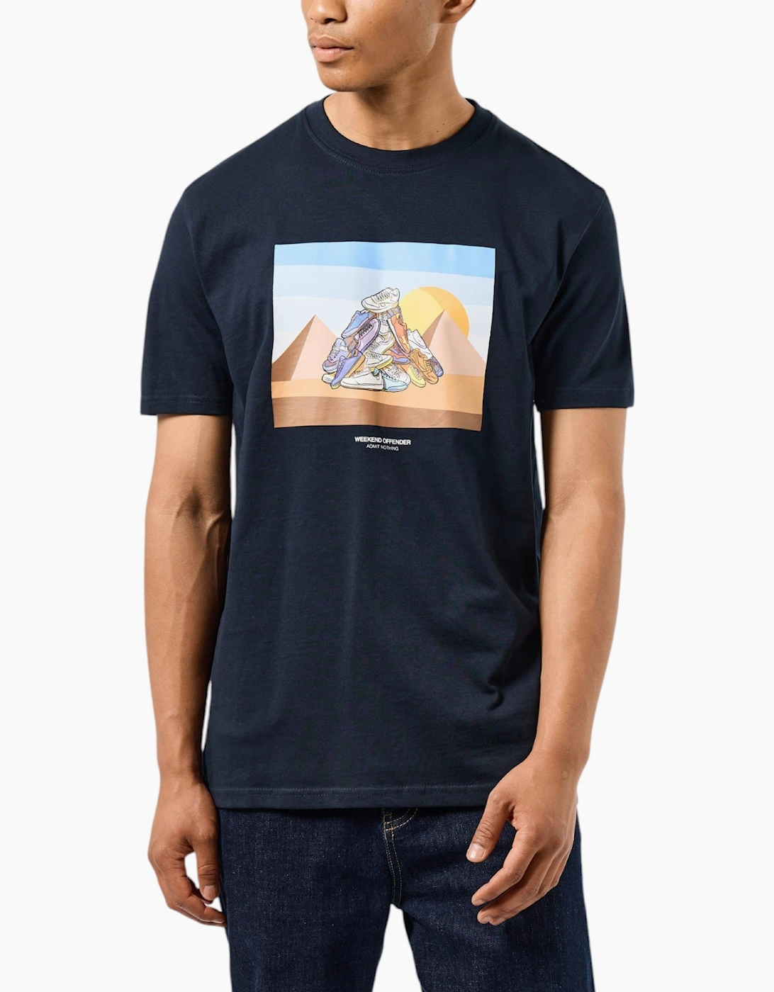 Weekend Offender Mens T Shirts Geeza Graphic Crew Neck Short Sleeve Cotton Tee, 7 of 6