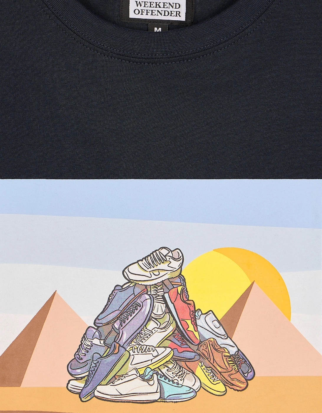 Weekend Offender Mens T Shirts Geeza Graphic Crew Neck Short Sleeve Cotton Tee