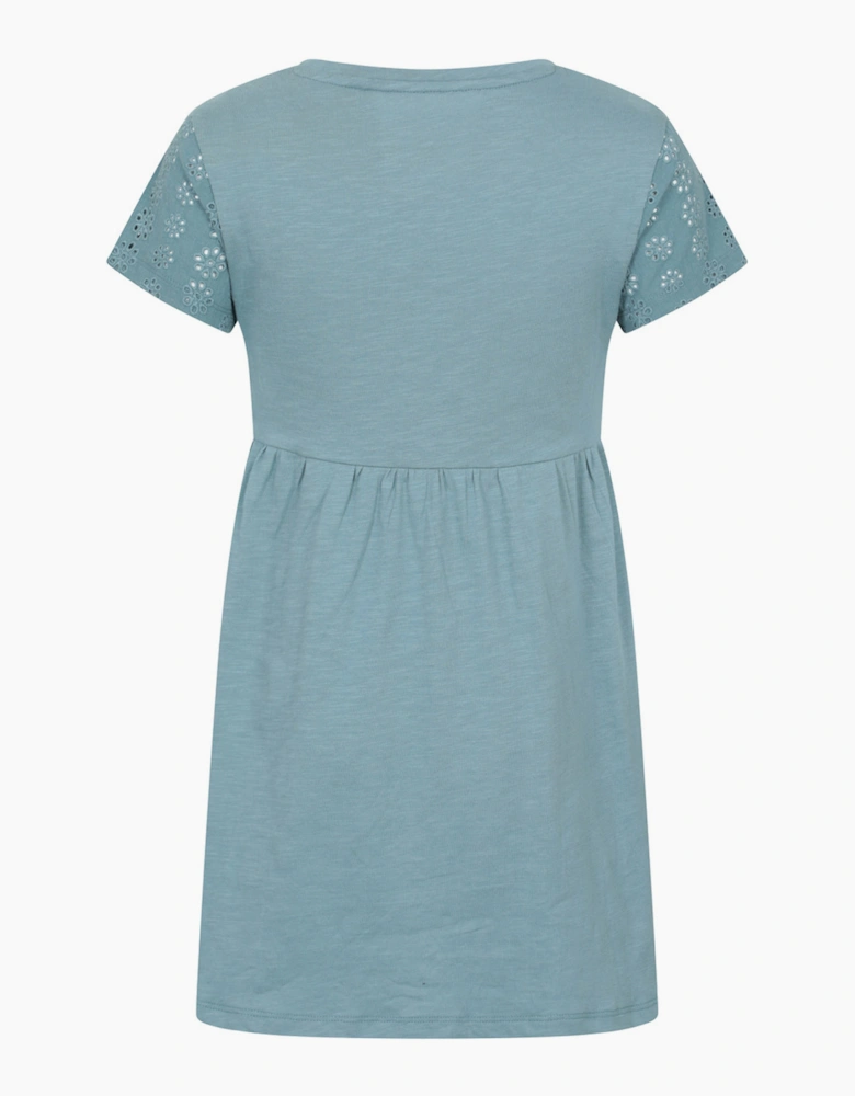 Mountain Warehouse Girls Izzy Broderie Sleeve Dress