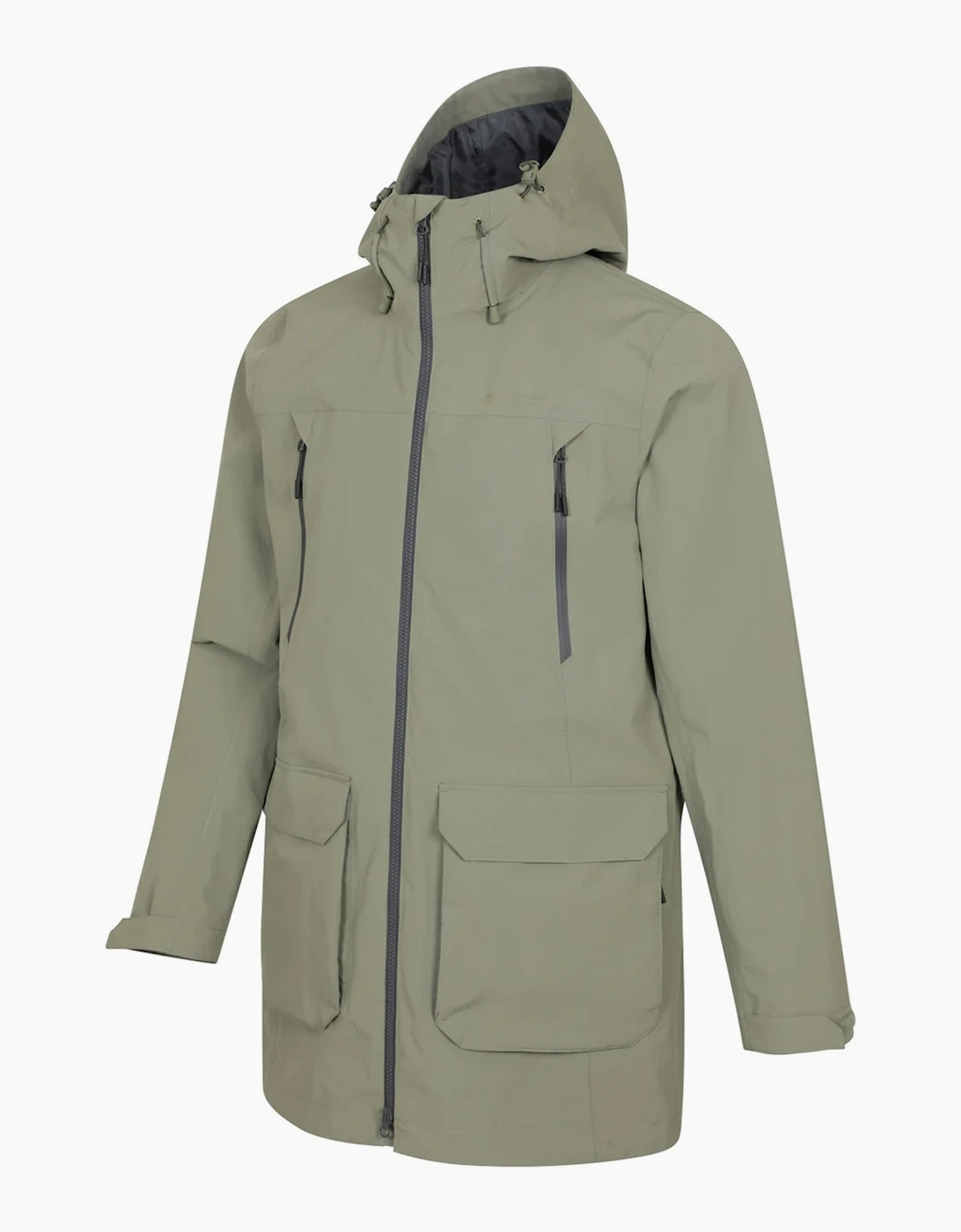 Mountain Warehouse Mens Hastings Long Waterproof Jacket