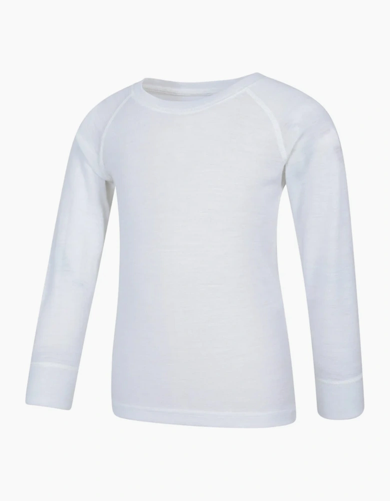 Mountain Warehouse Childrens/Kids Merino II Round Neck Base Layer Top