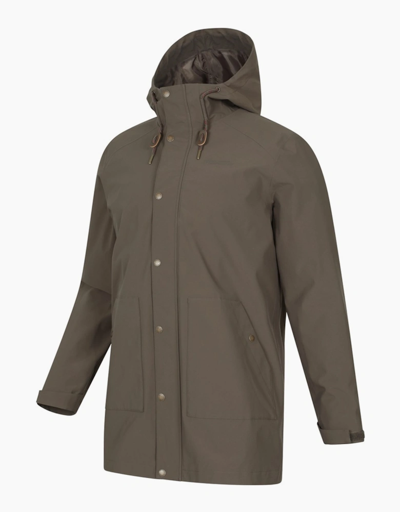 Mountain Warehouse Mens Fleece Lined Waterproof Jacket