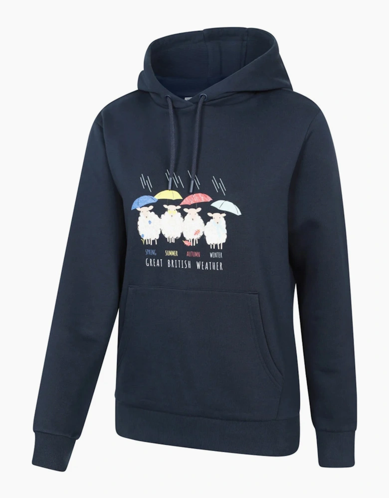 Mountain Warehouse Womens/Ladies Great British Weather Regular Hoodie