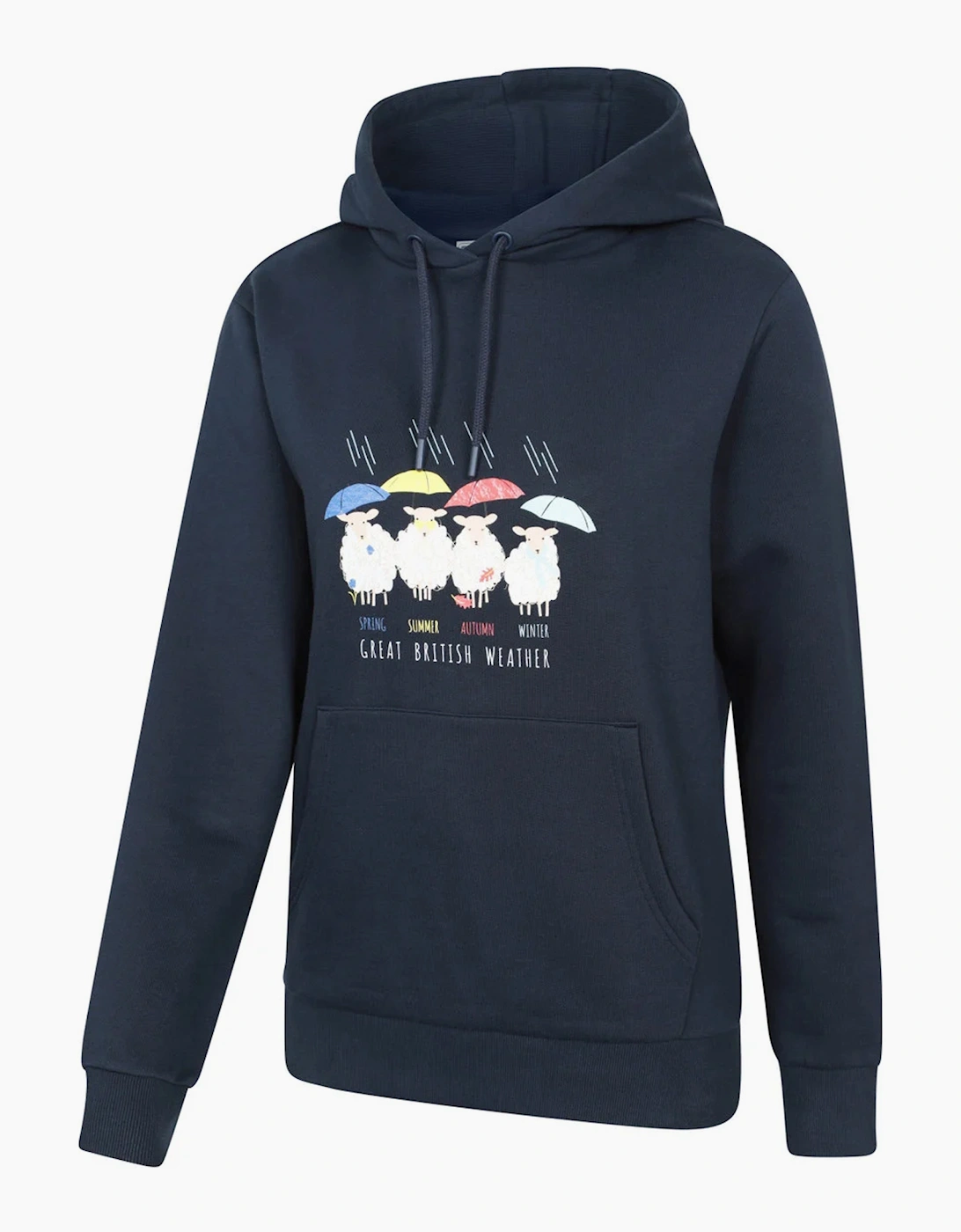 Mountain Warehouse Womens/Ladies Great British Weather Regular Hoodie