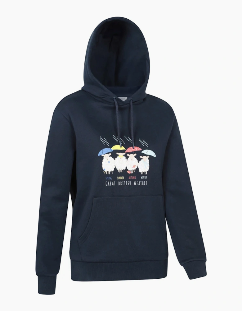 Mountain Warehouse Womens/Ladies Great British Weather Regular Hoodie