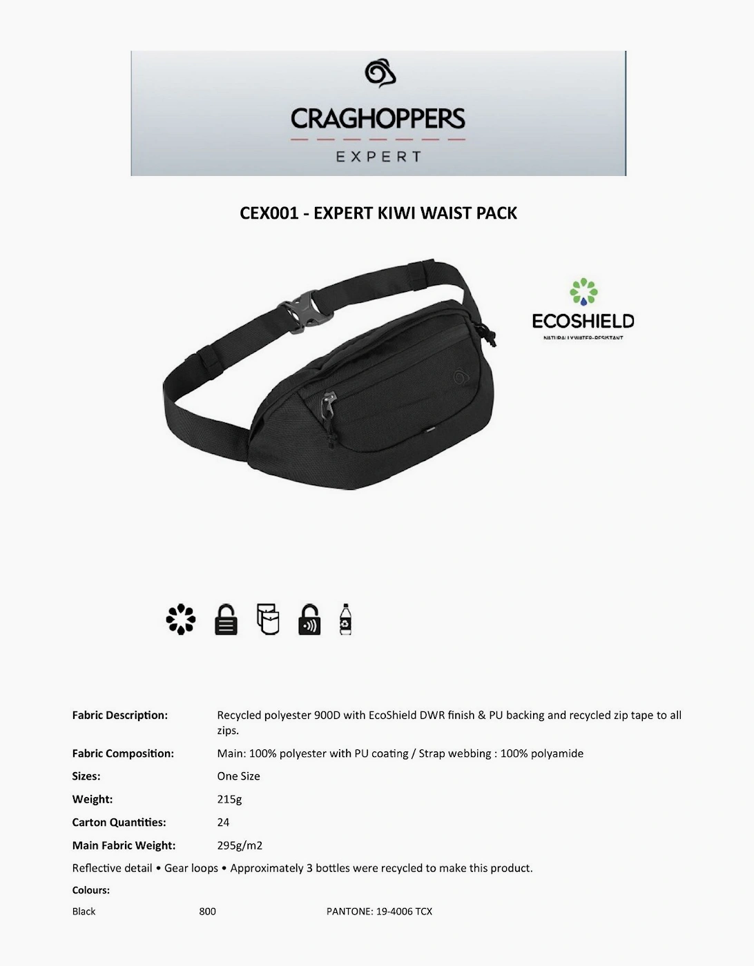 Craghoppers Expert Kiwi Waist Bag