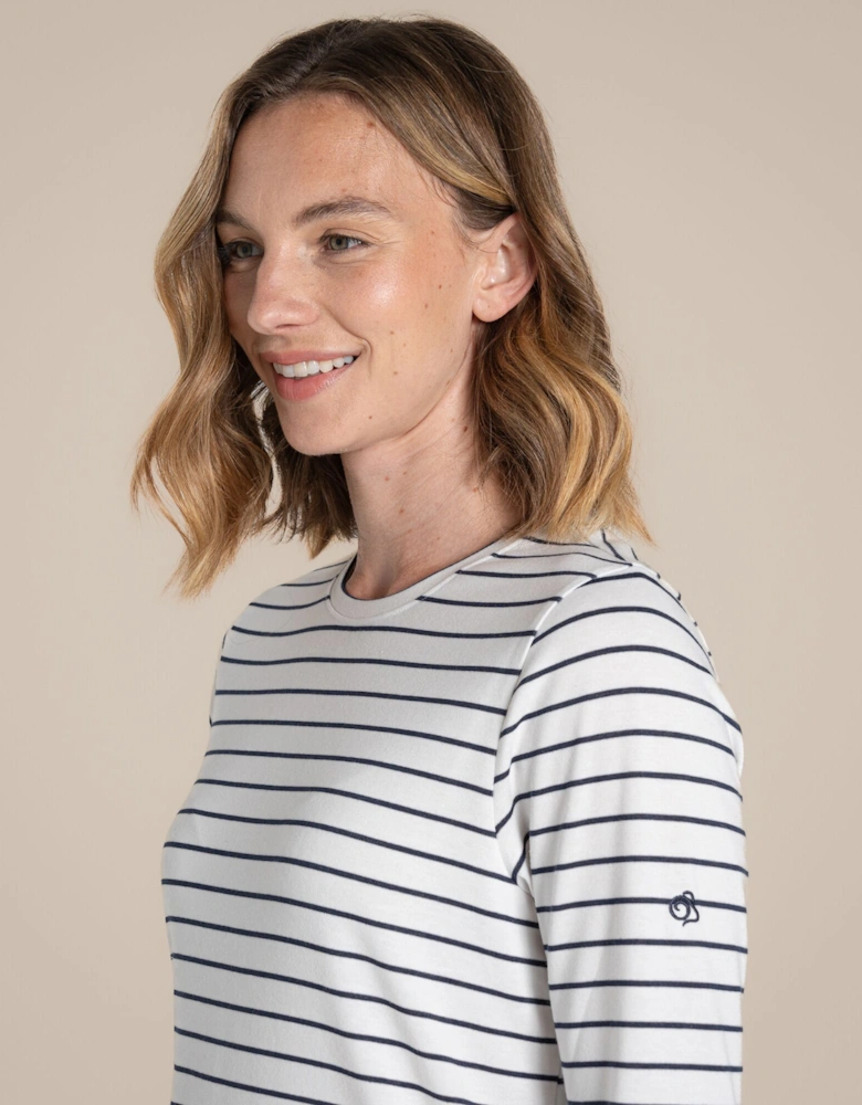 Craghoppers Womens/Ladies Akona Stripe Nosilife Long-Sleeved T-Shirt