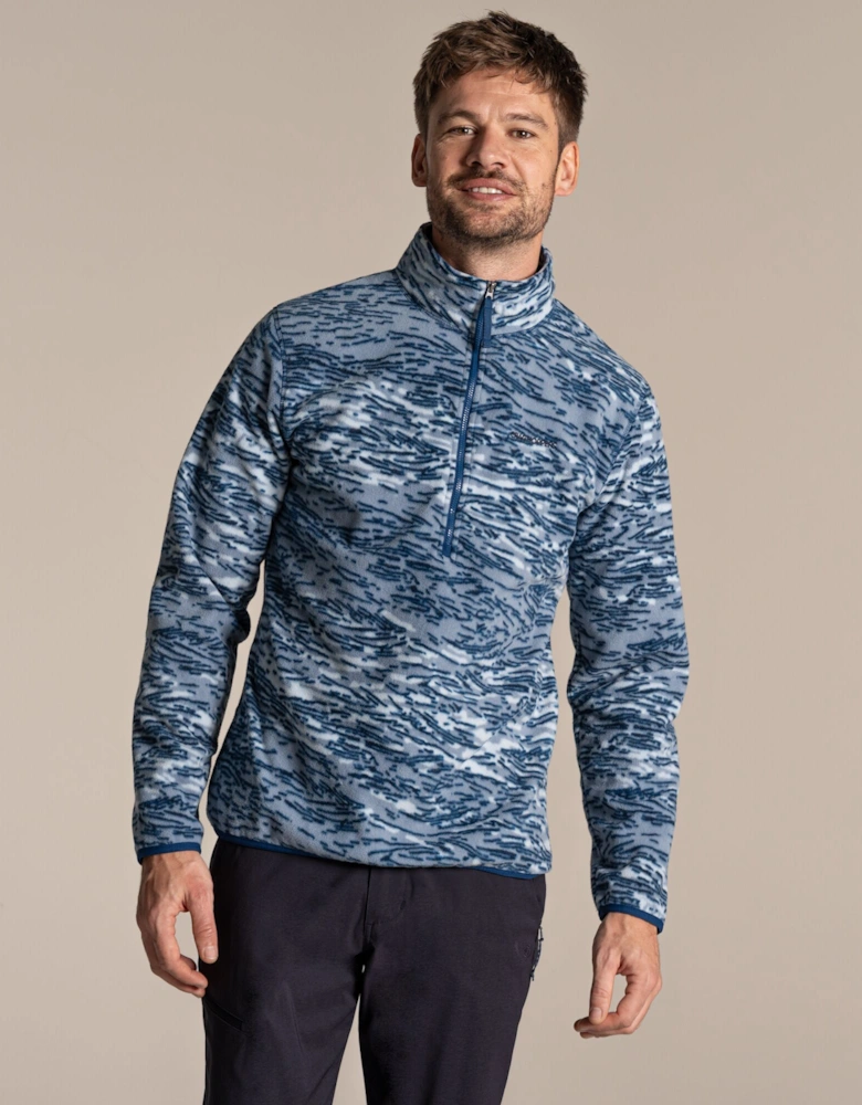 Craghoppers Mens National Trust Irt Print Fleece Top