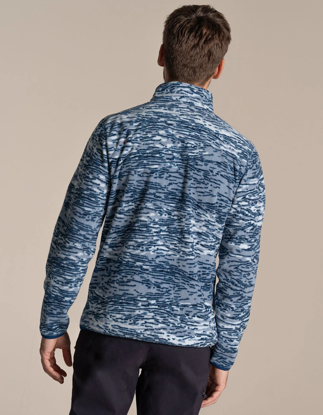 Craghoppers Mens National Trust Irt Print Fleece Top